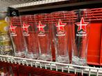 5 Heineken EK 2020(2021) glazen Denemarken, Verzamelen, Nieuw, Heineken, Glas of Glazen, Ophalen of Verzenden