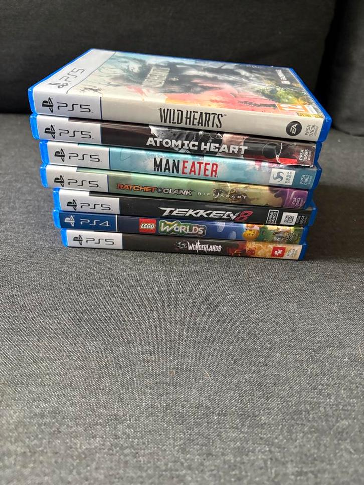 PS5 Games - Wild Hearts, Atomic Heart, Tekken 8 + meer!, Spelcomputers en Games, Games | Sony PlayStation 5, Zo goed als nieuw