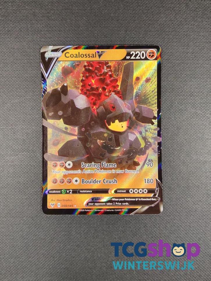 CoalossalV VIV 98, Hobby en Vrije tijd, Verzamelkaartspellen | Pokémon, Nieuw, Losse kaart, Ophalen of Verzenden