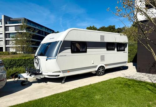 Hobby 540UL Excellent Blackline Voortent Luifel Mover Airco, Caravans en Kamperen, Caravans, Particulier, tot en met 4, Rondzit
