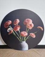 HIP ORGNL wandcirkel Apricot Gerbera Flora Round 80 cm, Huis en Inrichting, Ophalen, Nieuw