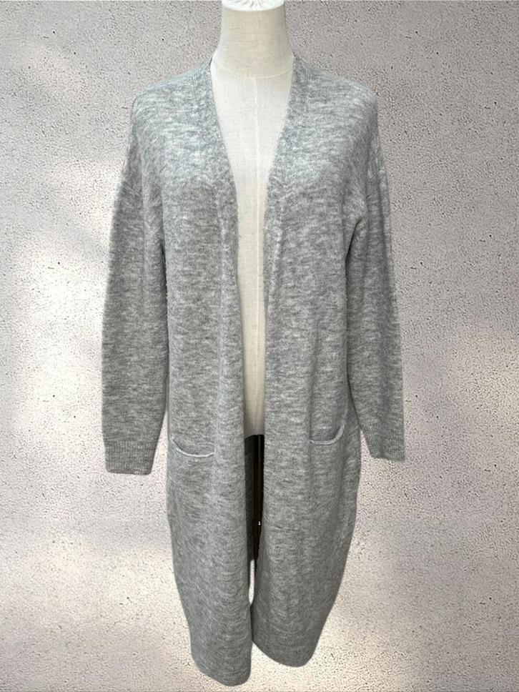 By Bar Grey Wool Blend Long Cardigan Size M, Kleding | Dames, Truien en Vesten, Zo goed als nieuw, Grijs, Ophalen of Verzenden