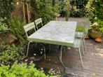 Tuintafel met Portugese Tegels 160x90, Tuin en Terras, Tuintafels, Ophalen, Gebruikt, Rechthoekig, Overige materialen