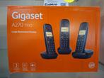 Gigaset - A270 Trio Zwart, Telecommunicatie, Vaste telefoons | Handsets en Draadloos, Ophalen of Verzenden, Zo goed als nieuw