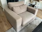 Love seat fauteuil | Urban Sofa Taupe, Ophalen, Tweepersoons, 75 tot 100 cm, Zo goed als nieuw