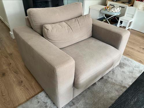 Love seat fauteuil | Urban Sofa Taupe, Huis en Inrichting, Banken | Sofa's en Chaises Longues, Zo goed als nieuw, Tweepersoons