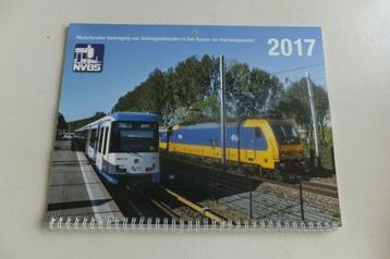 NVBS Kalender 2017 Nederlandse spoorwegen trein tram NS TOP beschikbaar voor biedingen