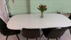 Hoogglans eetkamer tafel, 150 tot 200 cm, Gebruikt, Ophalen, Vijf personen of meer