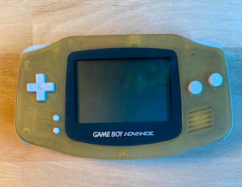 GameBoy Advance + lampje + link-kabel, Spelcomputers en Games, Spelcomputers | Nintendo Game Boy, Gebruikt, Game Boy Advance, Ophalen of Verzenden
