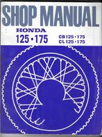 Honda CB125, CB175 + Honda CL125 en CL175 manual (129v), Ophalen of Verzenden, Honda