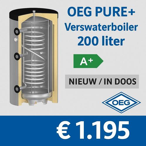 OEG Pure+ Verswaterboiler 200 Liter – Nieuw / A+ energie, Doe-het-zelf en Verbouw, Geisers en Boilers, Nieuw, Boiler, 100 liter of meer
