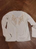 Vestje van Patrizia Pepe. Wit wol met borduursels .maat 1, Ophalen of Verzenden, Zo goed als nieuw, Maat 36 (S), Wit