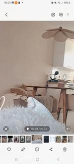 Eettafel Mangohout, teddybank, 2 stoelen, Huis en Inrichting, Complete eetkamers, Ophalen, Zo goed als nieuw, 4 tot 6 stoelen