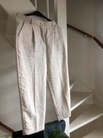 Mango linnen broek - Maat M - Ecru, Maat 38/40 (M), Beige, Nieuw, Ophalen of Verzenden