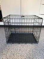 Zwarte hondenbench 62x44x50 cm, Dieren en Toebehoren, Hondenhokken, Ophalen, Zo goed als nieuw, Minder dan 75 cm, Minder dan 65 cm