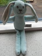 Konijn haas merk Funnies blauw grijs meet ca 30 cm totaal, Ophalen of Verzenden, Zo goed als nieuw, Konijn