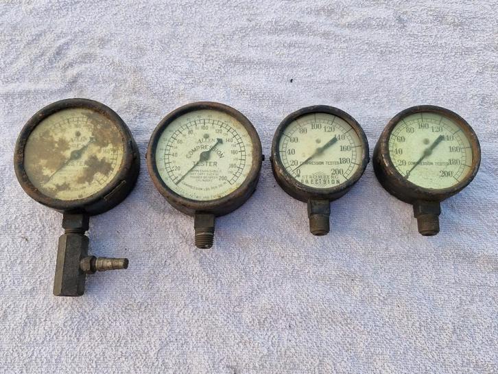 Compressie test gereedschap Stromberg Allen USA 1935, Antiek en Kunst, Antiek | Gereedschap en Instrumenten, Ophalen of Verzenden