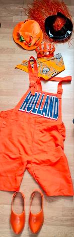 Carnavalspak Oranje Holland, Carnaval, Maat 42/44 (L), Ophalen of Verzenden, Zo goed als nieuw
