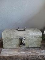 Vintage beschuitblik, Ophalen of Verzenden, Gebruikt, Overige