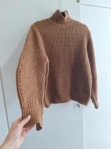 Zara beige coltrui gebreid maat S beschikbaar voor biedingen