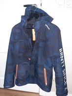 Brunotti ski jas blauw camouflage mt 176, Kleding | Heren, Jassen | Winter, Gedragen, Blauw, Ophalen of Verzenden