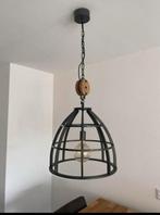 Hanglamp met katrol, Huis en Inrichting, Lampen | Hanglampen, Ophalen, Zo goed als nieuw, Minder dan 50 cm