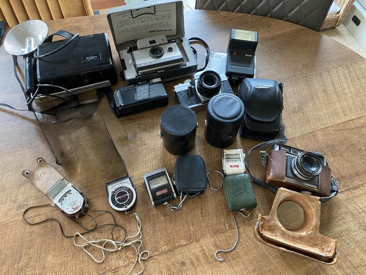 Verzameling foto- en filmapparatuur, Verzamelen, Fotografica en Filmapparatuur, Overige typen, 1960 tot 1980, Ophalen of Verzenden