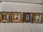 Antiek lijstjes 4stuks, Antiek en Kunst, Ophalen