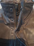 Bartlett gewatteerde bruinen leren jas mt 50, Bruin, Maat 48/50 (M), Bartlett, Ophalen of Verzenden