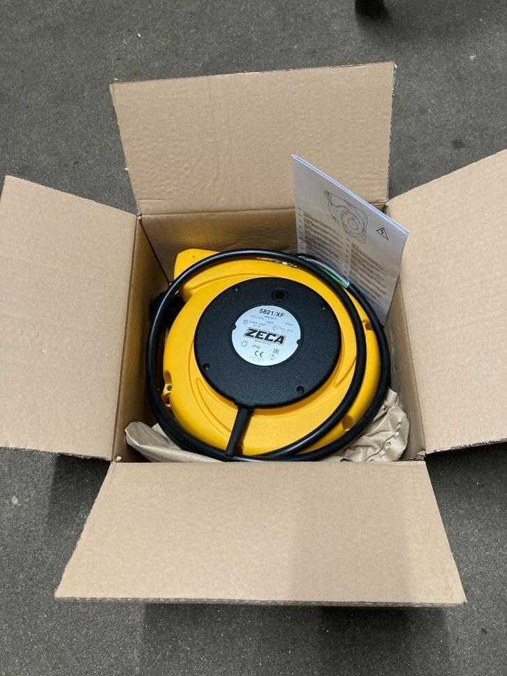 Zeca kabelhaspel nieuw t.b.v. krachtstroom, Doe-het-zelf en Verbouw, Elektra en Kabels, Nieuw, Kabel of Snoer, Verzenden