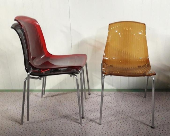Stoel Allegra, Nieuw-aanbieding, diverse kleuren, stapelbaar, Huis en Inrichting, Stoelen, Nieuw, Vijf, Zes of meer stoelen, Kunststof