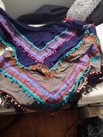 Omslagdoek Ibiza.donkerblauw en grijs, Kleding | Dames, Ophalen of Verzenden, Nieuw