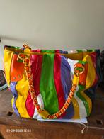 Kleurrijke Grote Handtas, Ophalen of Verzenden, Gebruikt, Overige kleuren, Handtas