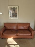 Poltrona Frau Kalfsleer Bank - Cognac, Ophalen, Gebruikt, Minder dan 75 cm, 150 tot 200 cm
