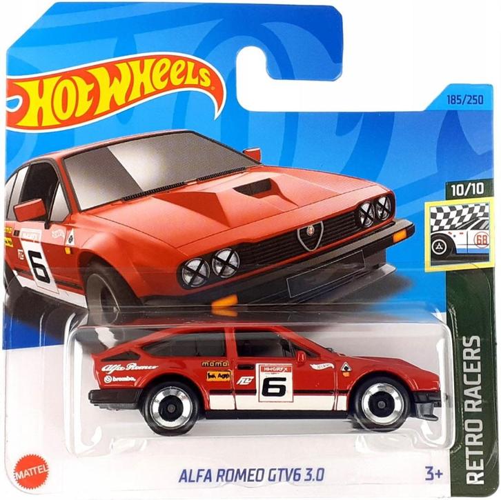 2023 Hot Wheels Alfa Romeo GTV6 3.0, Kinderen en Baby's, Speelgoed | Speelgoedvoertuigen, Nieuw, Ophalen of Verzenden