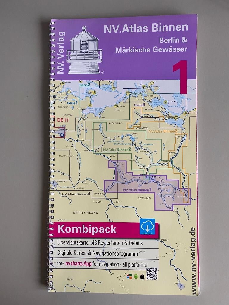 Waterkaarten Berlijn en omgeving, Ophalen of Verzenden, Gebruikt, Overige typen
