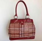 Authentieke Burberry Handtas Lakleer|Multicolor| jaren 80/90, Ophalen of Verzenden, Rood, Handtas
