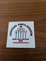 5891 Chrysler Simca Horizon Auto van het Jaar 1979 Sticker, Ophalen of Verzenden