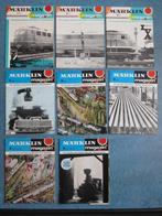 8x Märklin Magazin 1965, 1966 en 1967 - Duits/Nederlands, Ophalen of Verzenden, Gebruikt, Trein, Boek of Tijdschrift