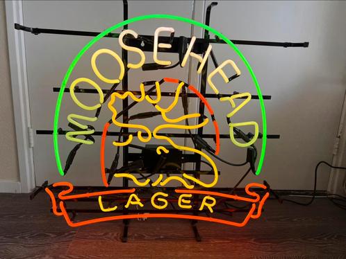 Merken en reclamevoorwerpen MoosHead neon, Verzamelen, Merken en Reclamevoorwerpen, Nieuw, Lichtbak of (neon) lamp, Ophalen of Verzenden