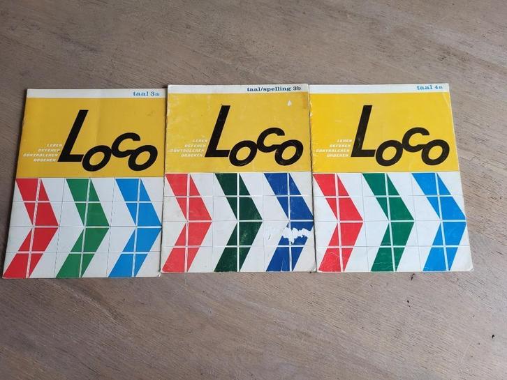 spel LOCO maxi vintage boekjes groep 3 en 4 taal/spelling, Hobby en Vrije tijd, Gezelschapsspellen | Bordspellen, Gebruikt, Een of twee spelers