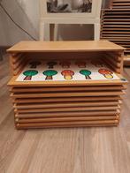 Vintage Rolf kastje met educatieve werkjes, puzzels school, Ophalen, Gebruikt