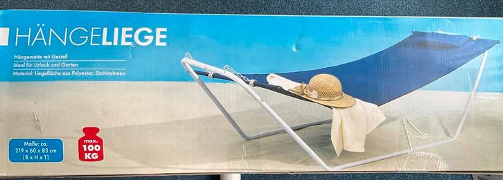Hangmat met Onderstel - Ideaal voor Tuin & Vakantie!, Tuin en Terras, Hangmatten, Nieuw, Eenpersoons, Met standaard, Binnen, Ophalen