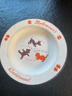 Twee vintage emaille kinderbordjes, Verzenden