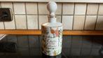 Porseleinen fles met stop, hoogte 20 cm Vintage, Overige typen, Ophalen of Verzenden, Zo goed als nieuw, Overige stijlen
