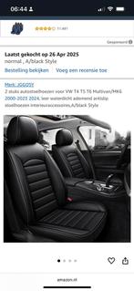 Leren nieuwe zwarte autostoelhoezen VW, in verpakking!, Auto-onderdelen, Interieur en Bekleding, Ophalen of Verzenden, Nieuw