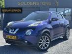 Nissan Juke 1.2 DIG-T S/S Tekna 1e Eigenaar,Leder,Schuifdak,, Auto's, Nissan, Voorwielaandrijving, 639 kg, Euro 6, Blauw