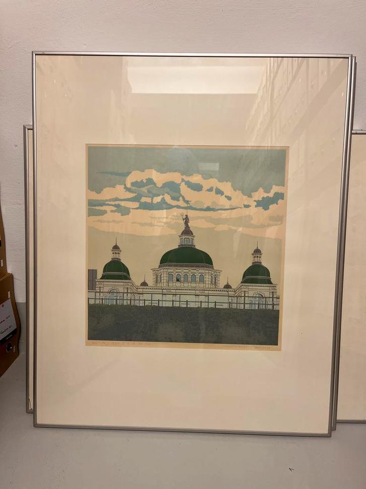 Sees Vlag nog 4 orginele schilderijen (1934-2018), Antiek en Kunst, Kunst | Schilderijen | Klassiek, Ophalen