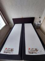 2 pers. Boxspring z.g.a.n., Ophalen, Zwart, Tweepersoons, Zo goed als nieuw