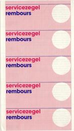 Servicezegel REMBOURS tbv pakketzegel 007 type 2, Postzegels en Munten, Postzegels | Nederland, Na 1940, Verzenden, Postfris